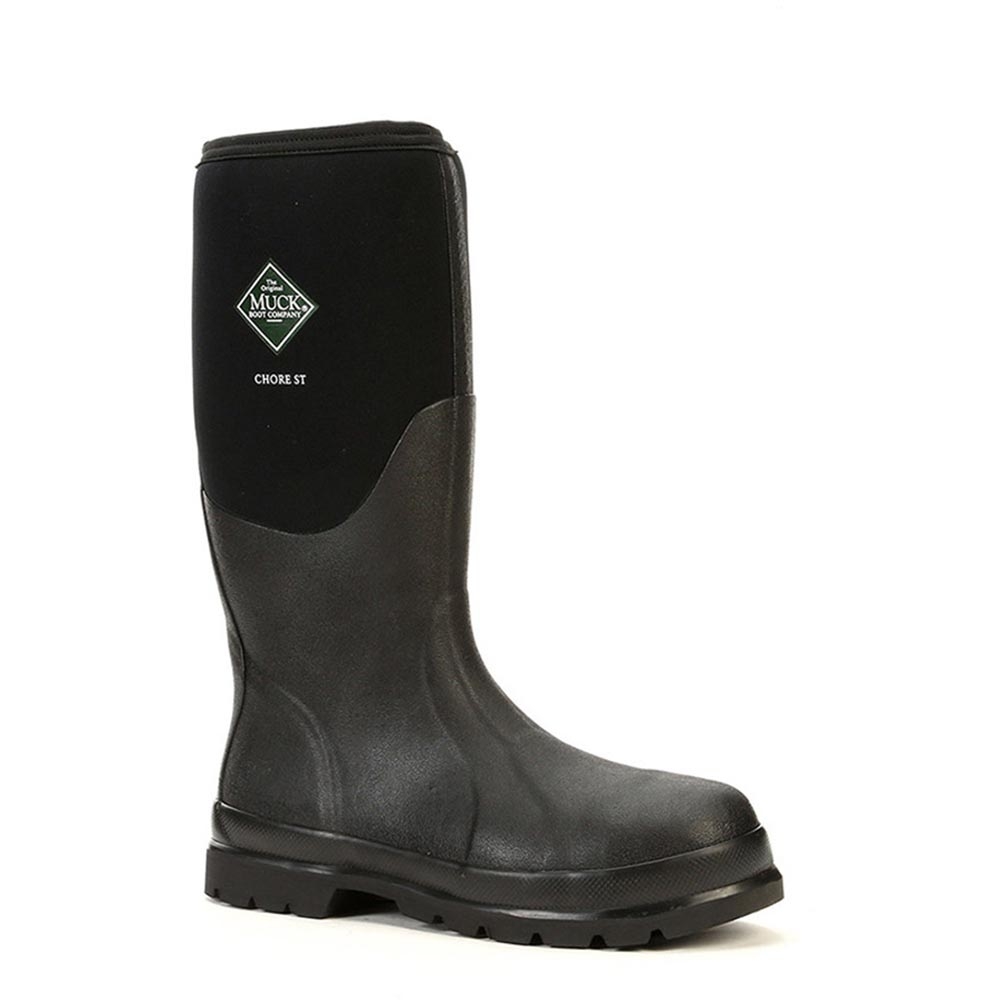 Muck Boots CHS 000A Men s Chore Hi Steel Toe Work Boot Black