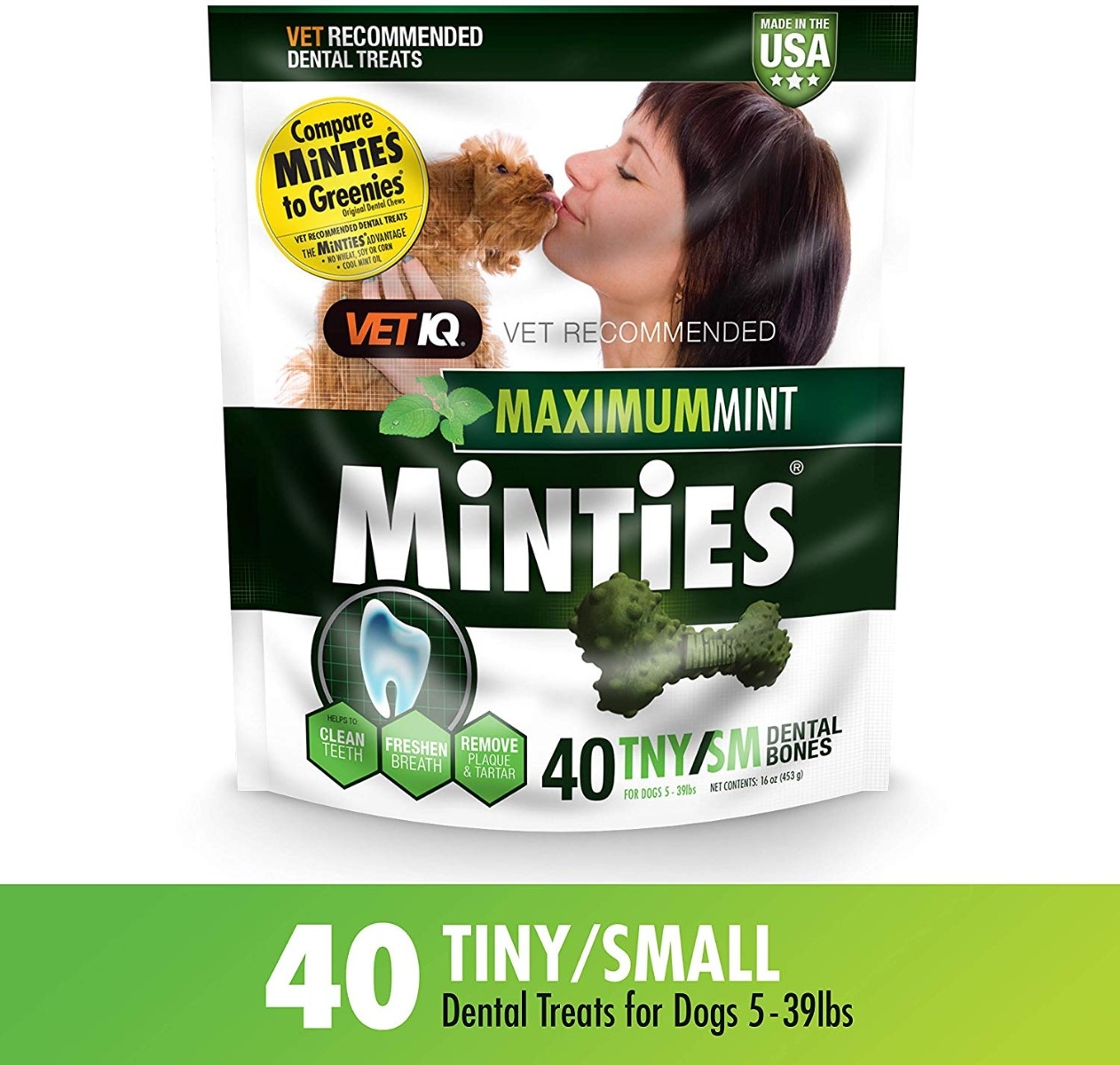 minties dental dog treats