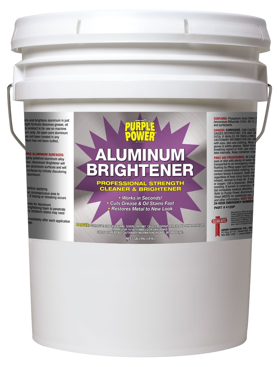 Purple power shop aluminum brightener