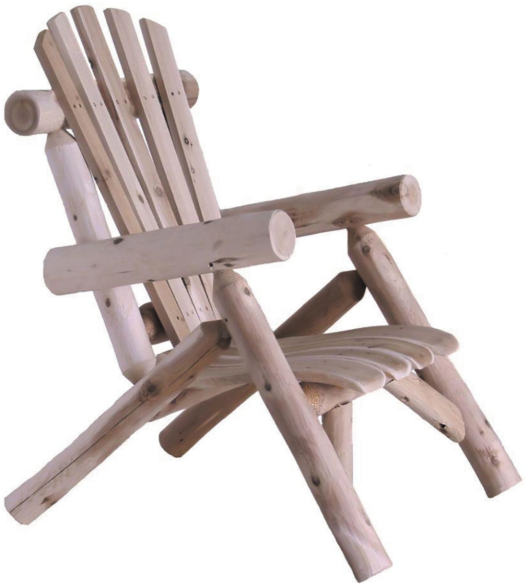 Lakeland mills cedar log lounge chair outlet
