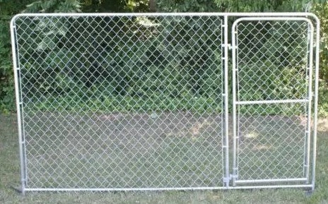 Stephens Pipe Steel 10 L x 6 H Dog Kennel Expansion Panel w Gate
