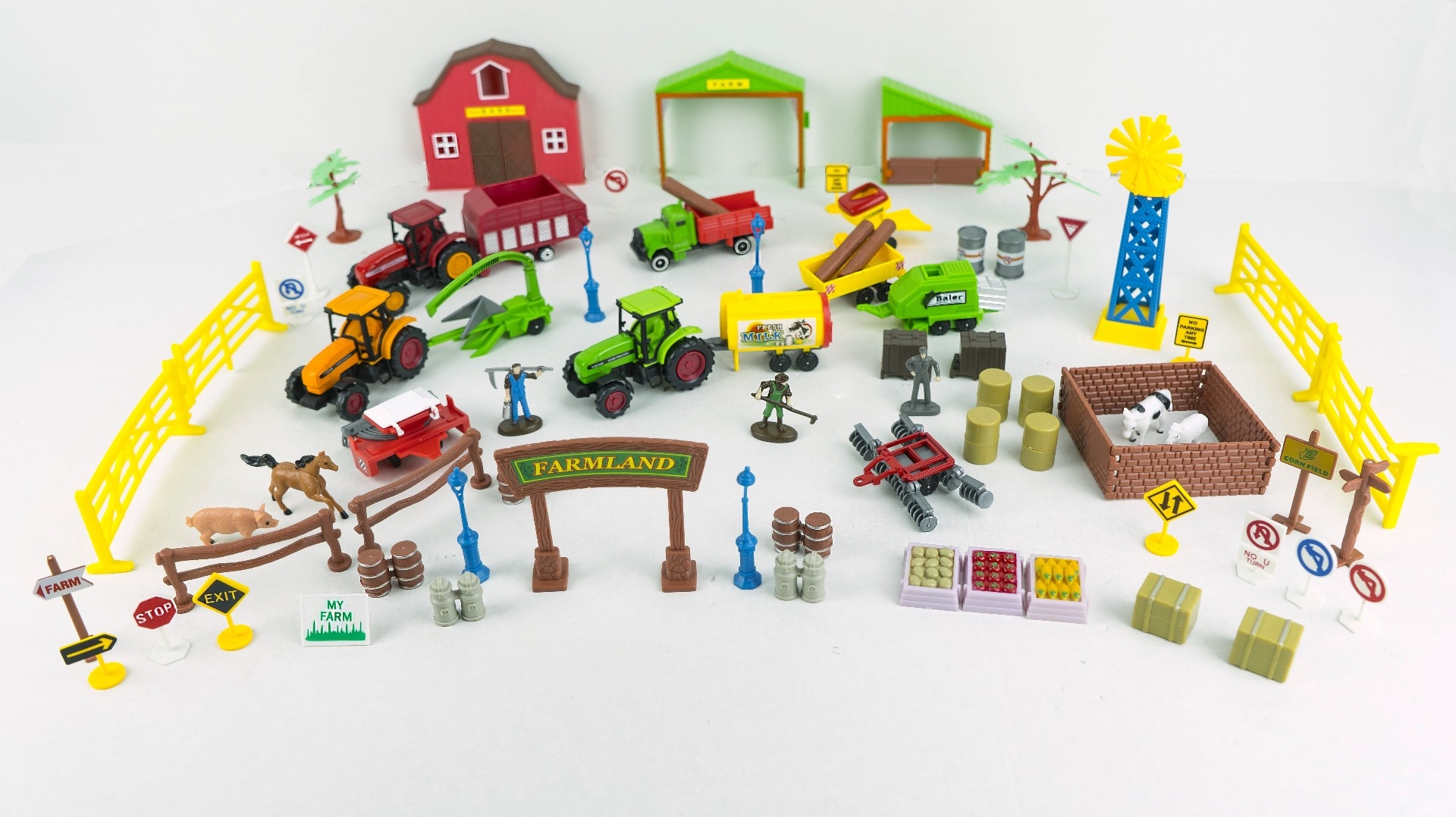 Express Wheels 80pc Farm Play Set