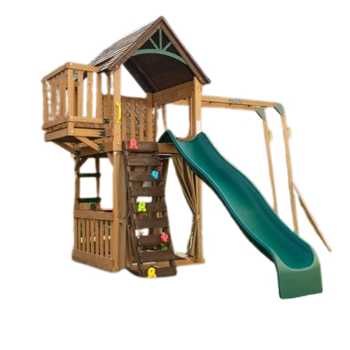 Kidkraft windale wooden cedar swing set hot sale