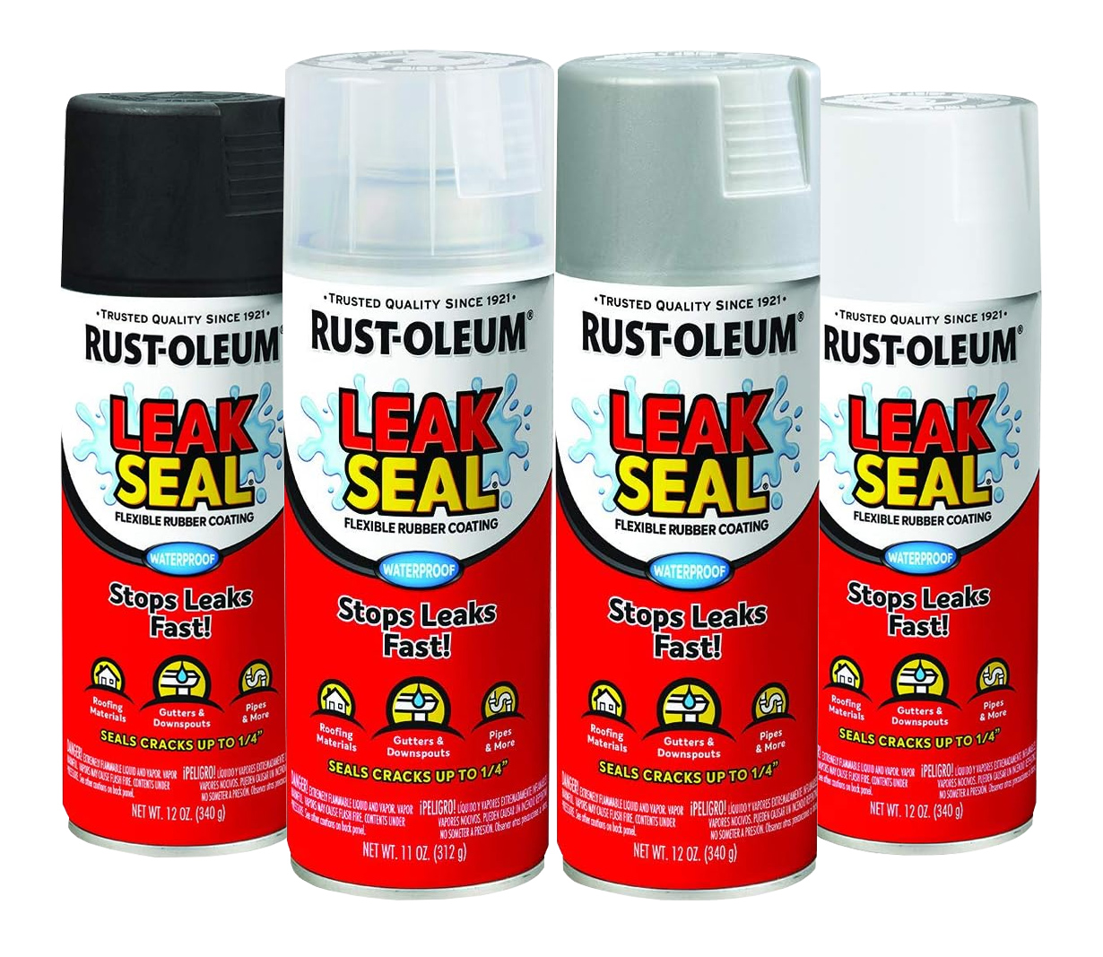 Rust Oleum Leak Seal Flexible Rubber Coating, Spray