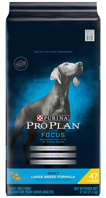 bond Revocation Transparent Purina Pro Plan Focus Large Breed Adult Dry Dog Food - 47 LBS